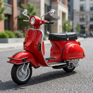 Modèle de moto en plastique NewRay Vespa 1978 P200E à l'échelle 1:24, jouet miniature, couleurs assorties - Product Image 3