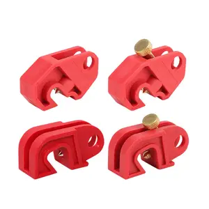 Elektrische Gegoten Geval Stroomonderbreker Lockout Apparaat, Elektrische Breaker Lock Out, Mcb Lockout Tagout Slot Hond