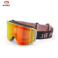 Lunettes de ski OTG personnalisées avec logo OEM, verres magnétiques de luxe pour l'extérieur, photochromiques, pour snowboard,