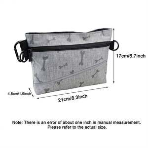 Muestra Gratis, Riñonera de Diseño Fácil de Limpiar, Cinturón para Mascotas, Bolsa de Cintura para Pasear Perros, para Dueños de Perros - Product Image 4