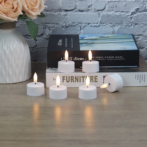 Lot de 6 <span class=keywords><strong>bougies</strong></span> chauffe-plat à <span class=keywords><strong>LED</strong></span> électriques sans flamme rechargeables par USB avec base de chargement - Product Image 5
