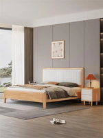 Cadre de lit en bois massif de haute qualité avec tiroirs de rangement, design simple pour la maison et l'hôtel, lit en bois d'hévéa taille King ou Queen
