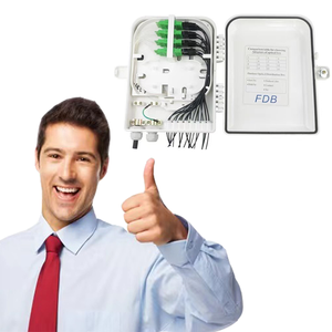 กล่องเลิกจ้างไฟเบอร์ออปติกคุณภาพสูงกล่องผนัง16พอร์ต FTTH <span class=keywords><strong>FDB</strong></span> FDP สำหรับกลางแจ้ง - Product Image 1