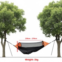 Tente hamac double couche à ouverture rapide, étanche, pour camping, randonnée et expéditions, confectionnée avec précision