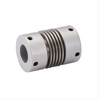 Ensemble de raccords à soufflet en acier inoxydable flexible avec encodeur élastique pour moteur servo d'usine de fabrication de machines-outils CNC, vis de serrage OEM