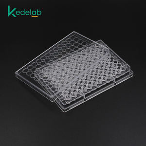 البلاستيك ابوار 0.1 مللي 96 الآبار عادي نهاية Pcr لوحة شقة صفيحة ميكروسكوبية - Product Image 1