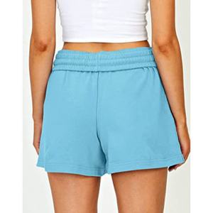 Supplier 100% Cotton <b>Women</b> Sweat <b>Short</b> Running <b>Shorts</b> for <b>Women</b> Sport <b>Shorts</b> with Wide Elastic Waistband Sweat <b>Shorts</b> - Product Image 3