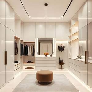 خزانة ملابس Prima عصرية مخصصة بتصميم فاخر على الطراز الأوروبي - Product Image 6