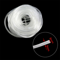 Tuyau d'eau transparent en PVC pour aquarium, diamètre intérieur 8 mm, souple et durable, tube d'eau pour aquarium, 100 m/rouleau