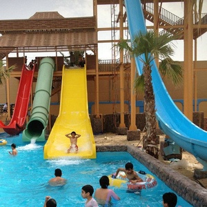 Jeux de construction de parc aquatique intérieur manèges aquatiques pour adultes toboggan en fibre de verre toboggan aquatique traîneau et toboggan à baril - Product Image 3