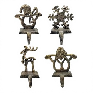 <span class=keywords><strong>Crochet</strong></span> mural <span class=keywords><strong>flocon</strong></span> de <span class=keywords><strong>neige</strong></span> de Noël - Porte-manteau décoratif rétro en métal pour manteaux, chapeaux et décorations de fêtes - Product Image 1