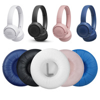 Coussinets d'oreille de remplacement en cuir protéiné pour casques JBL Tune 600BTNC T660NC T500BT T450BT, coussinets en mousse à mémoire de forme