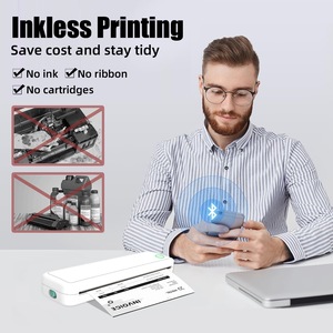 Impressora Térmica Portátil Mini A4 Sem Fio para Documentos e Adesivos para Windows/Mac/iOS/Android com Bateria de 2600mAh - Product Image 2