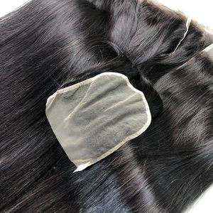 Paquetes al por mayor de cabello virgen peruano Remy con cierre de encaje de visón 13x4, marca Chaofan, 100g - Product Image 6