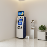 Fournisseur leader d'équipements bancaires, lecteur de passeport à écran tactile 19 pouces pour casino, machine de change de devises Jinrui FCM-501S