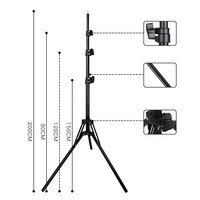 Anneau lumineux LED personnalisé de 18 pouces pour selfie et photographie, 90W haute puissance, Ra95 CRI, température de couleur réglable 2700K-5600K