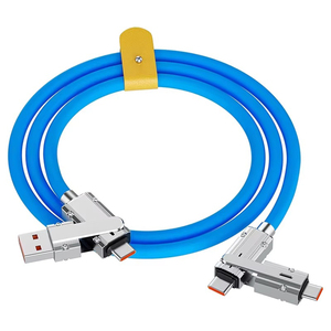 Nuevo Cable de carga rápida <span class=keywords><strong>USB</strong></span> tipo <span class=keywords><strong>C</strong></span> de 120W 5A 1PD Cable de silicona para iPhone para Samsung <span class=keywords><strong>C</strong></span>ámara Carga de datos y Cable de datos - Product Image 4