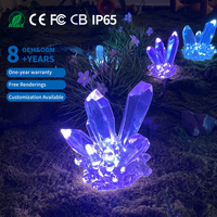 Luces LED de Cristal para Jardín, IP65 Impermeables, DC24V, Estilo Postmoderno Simple, para Parques, Jardines y Paisajes