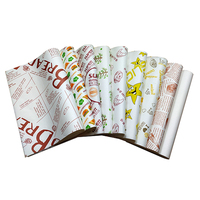 Papel Cera Anti-Gordura para Embalar Alimentos: Folhas de Cera para Hambúrguer, Sanduíche e Embalagens de Carne Frita