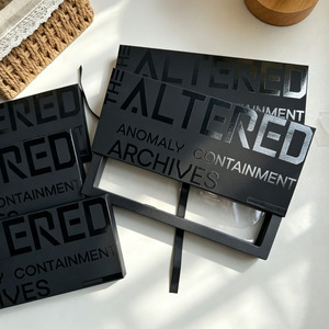 Custom Logo Luxury Black Matte <b>Magnetic</b> <b>Gift</b> <b>Box</b> with Ribbon Spot UV Rigid Folding Packaging <b>Box</b> For Jewelry - Product Image 1