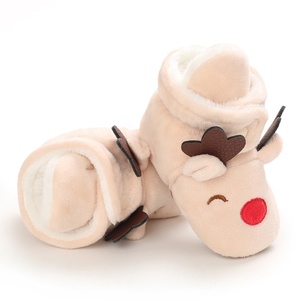 <span class=keywords><strong>Chaussons</strong></span> en polaire de coton pour bébé nouveau-né, chauds pour l'hiver, 0-18 <span class=keywords><strong>mois</strong></span>, chaussettes pour bébé, chaussures - Product Image 4