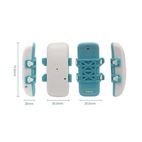 Mini Traceur GPS 4G Mondial Nouvelle Conception pour Animaux de Compagnie, Mini Balise de Suivi Chat Chien Anti-Perte Étanche avec Alarme Géolocalisation via Application