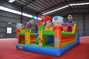 Château gonflable commercial Mario, combo château gonflable, équipement de terrain de jeu en PVC pour enfants, location pour événements - Product Image 3