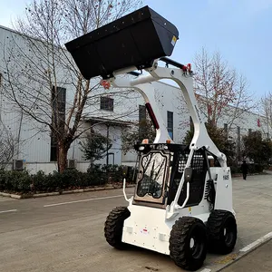 Frete Grátis Cheap Skid EPA Motor Wheel Loader Minicargador Skid Steer Loader Anexo DCS500 Mini Skid Steer Diesel Loader