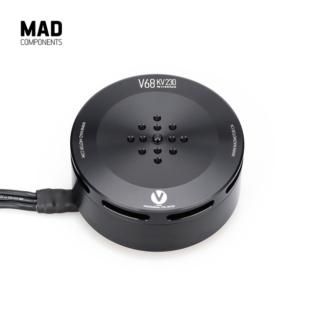 MAD V68 IPE VTOL Drone Motor 230KV Brushless Motor with Stop Propeller System Accessories for UAV Drones