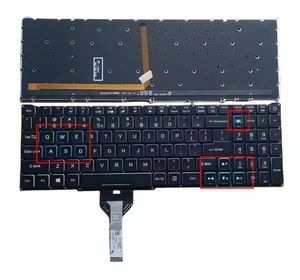 Teclado ruso RU para <span class=keywords><strong>Acer</strong></span> <span class=keywords><strong>Nitro</strong></span> 2017, teclado de ordenador portátil con retroiluminación roja, de color rojo, con luz de fondo - Product Image 5