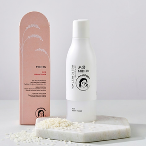 Aceite Facial de Salvado de Arroz MIDA, Hidratante, Nutritivo, Antienvejecimiento, para Todo Tipo de Piel, Uso Nocturno, Ligero, Vegano, con Vitamina C - Product Image 1