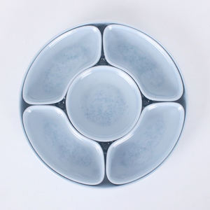 Plato <span class=keywords><strong>de</strong></span> Servir <span class=keywords><strong>de</strong></span> <span class=keywords><strong>Melamina</strong></span> Plástica Ecológica y Duradera <span class=keywords><strong>de</strong></span> 11 Pulgadas, <span class=keywords><strong>con</strong></span> <span class=keywords><strong>Divisiones</strong></span> Extraíbles, Libre <span class=keywords><strong>de</strong></span> BPA, Apto para Lavavajillas, para Aperitivos <span class=keywords><strong>de</strong></span> Camping - Product Image 3