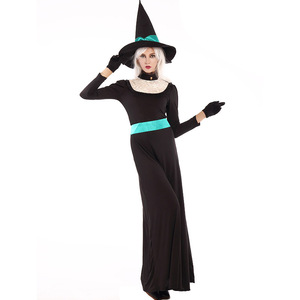 Costumes d'Halloween en gros pour Reine Sorcière et Tenues de Diable - Robe de Danse pour Spectacle Scénique 100% Polyester - Product Image 2