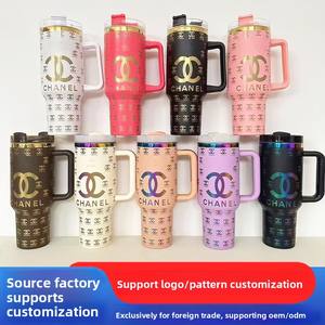 Gobelet isotherme en acier inoxydable de 40 oz avec poignée, mesure de la température, performance thermique de 6 à 12 heures, vaisselle portable - Product Image 2