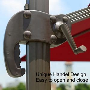 Parapluie de patio chaud <span class=keywords><strong>parasols</strong></span> de jardin extérieurs avec télécommande led <span class=keywords><strong>parasols</strong></span> de grande taille parasol de restaurant extérieur vente d'usine - Product Image 6