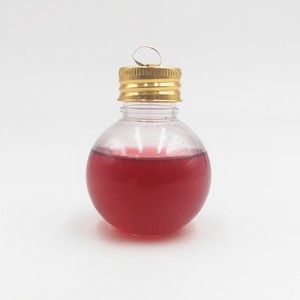 Bouteille scellée transparente Zibo <span class=keywords><strong>de</strong></span> 50 ml, ornements suspendus, remplie d'alcool, <span class=keywords><strong>boule</strong></span> <span class=keywords><strong>de</strong></span> Noël <span class=keywords><strong>en</strong></span> <span class=keywords><strong>plastique</strong></span> PET pour arbre - Product Image 5
