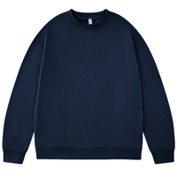 AMCLEVER Heren Langarm T-Shirt Oversized 330gsm 100% Katoen Fashion Drop Shoulder Unisex T-Shirts Kant-en-klaar Groothandel