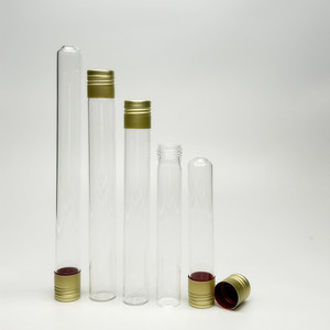 Chenguang – Vente en gros, tubes à <span class=keywords><strong>essai</strong></span> de laboratoire de 10 à 100 ml, taille personnalisée, avec bouchon à vis en aluminium - Product Image 2