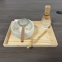 Astief Vente en gros Coffret cadeau en bois de qualité supérieure pour cérémonie, gravure personnalisée du logo, coffret en bambou pour fouet à matcha, coffret en bois