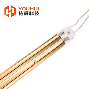 หลอดอินฟราเรด Youhui 400V 6200W ชุบทอง ฮัลโลเจนฮีตติ้งเอเลเมนท์ สำหรับเครื่องพิมพ์ - Product Image 1