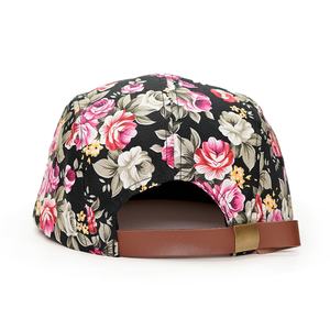 Gorras de Campamento Personalizadas de 5 Paneles, Impresión en Algodón con Visera de Gamuza, Gorra Desestructurada - Product Image 4