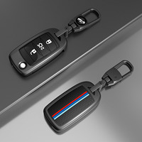 Funda de Aleación de Zinc para Llave Remota Plegable de 3 Botones para Changan CS15/CS35/CS75/CS95/V3/V5/V7/Eado/Raeton Plus Coupe
