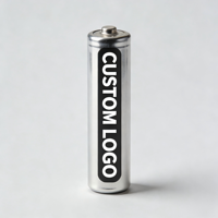 Pilas de Zinc-Carbono AAA con Logotipo Personalizado, 1.5V, Pilas Secas para Linternas, Controles Remotos, Juguetes, Compra al por Mayor Económica