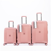 Valise de voyage moderne de luxe extensible, légère, durable, grande capacité, antivol