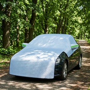 Housse de <span class=keywords><strong>pare</strong></span>-<span class=keywords><strong>brise</strong></span> de <span class=keywords><strong>voiture</strong></span> pliable, matériau PEVA, <span class=keywords><strong>protection</strong></span> hivernale toutes saisons, tailles personnalisées disponibles - Product Image 5