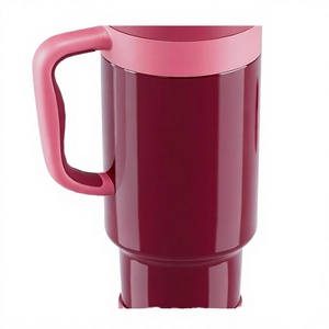 Gobelet isotherme moderne personnalisé en acier inoxydable avec paille et couvercle anti-éclaboussures, 40 oz, compatible porte-gobelet, pour boissons chaudes/froides - Product Image 4