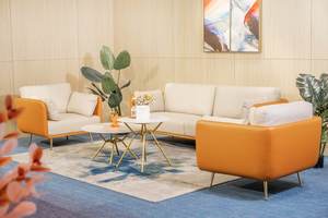 Sofá suave de lujo con patas doradas, modelo nuevo, 2022 - Product Image 6