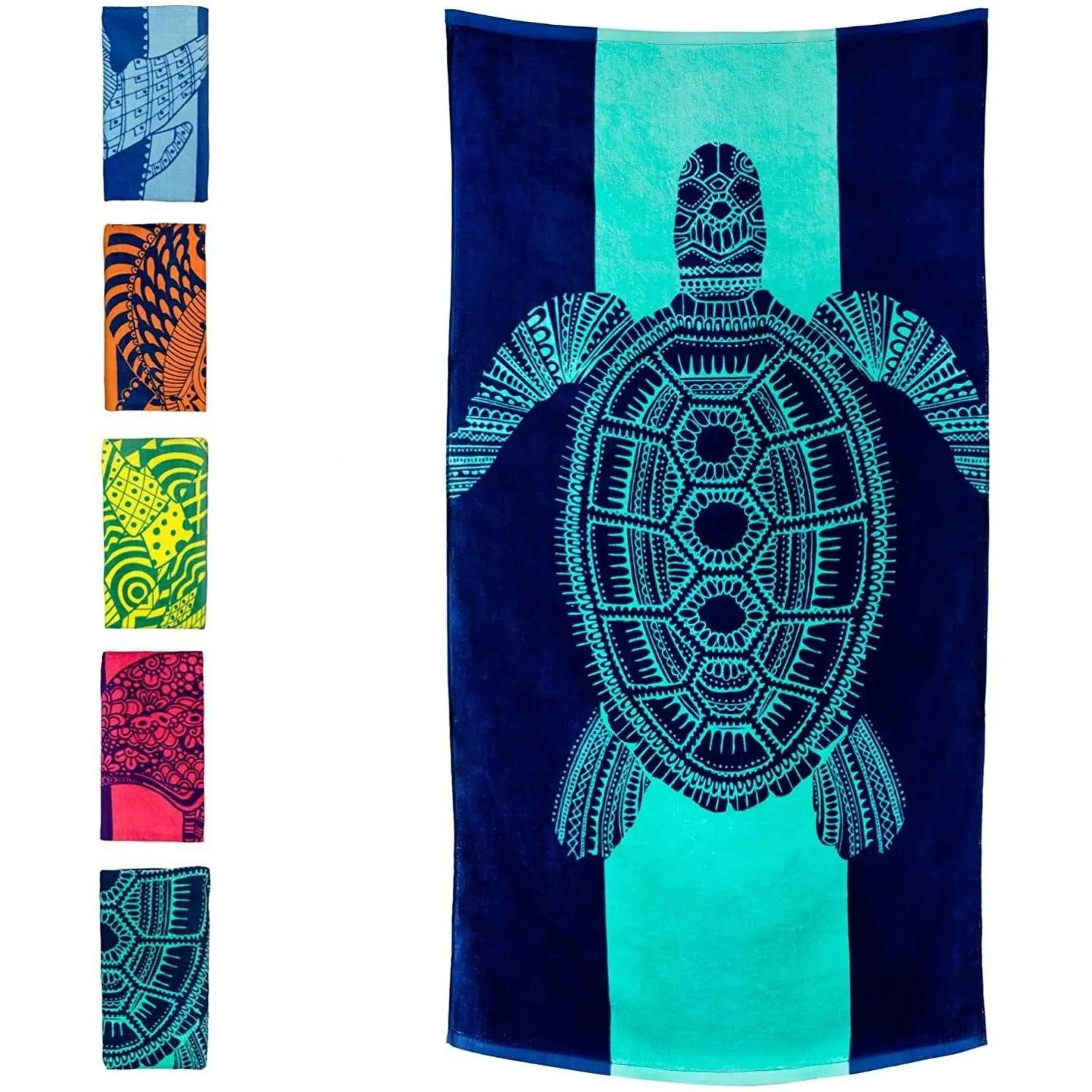 High Quality Cotton Terry Poncho Beach Towel Fast Drying Polyester Pool Towel