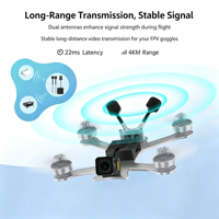Kit CADDX Walksnail Avatar Moonlight 4K 60FPS Caméra Starlight VTX 160 °   Kit de transmission vidéo numérique pour drone FPV