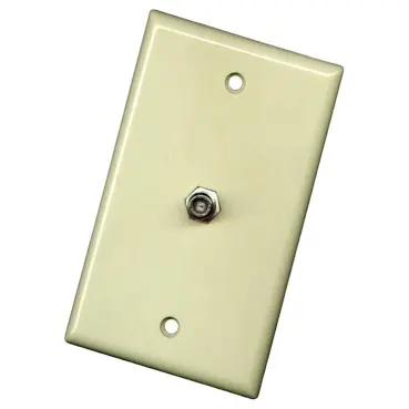 1-Gang TV Wall Plates standard size Easy Installation Wide Application Electrical Covers for Unused Outlets/Switches